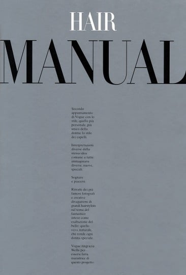 Hair Manual by Vogue Italia '02 