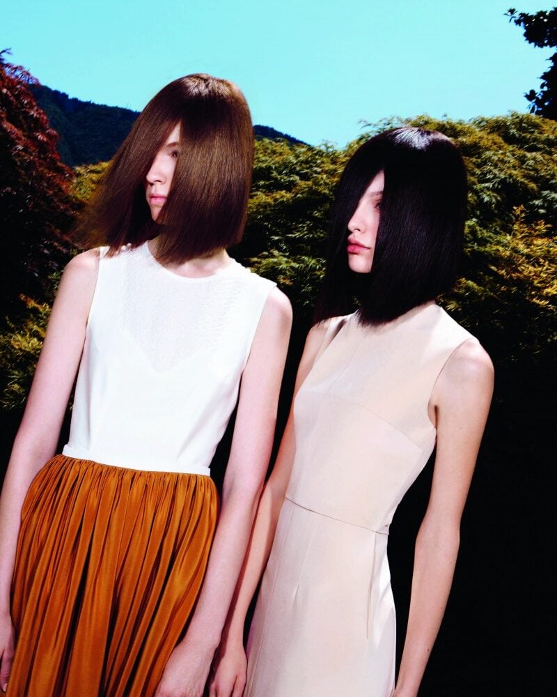 magazine. Vogue italia Ph: Steve Hiett Loc: Como Hair Pier Giuseppe Moroni