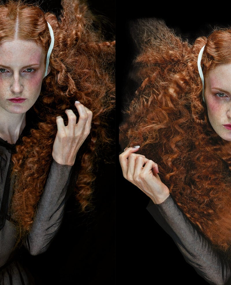 ADV: WELLA Ph :Christophe Meimoon ,Make up : Arianna Campa, Hair: Pier Giuseppe Moroni