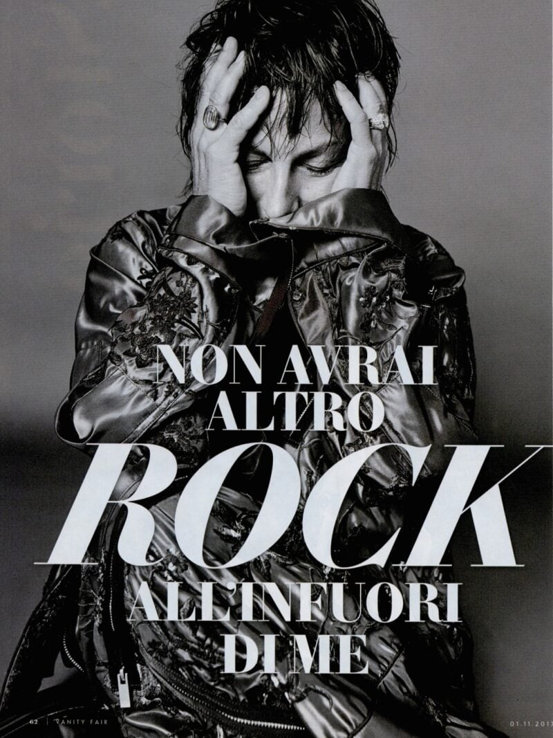 Vanity Fair : Gianna Nannini Ph: Max Vadukul Styling: Cristina Lucchini Make up: Cosetta Giorgetti Haircut: Pier Giuseppe Moroni