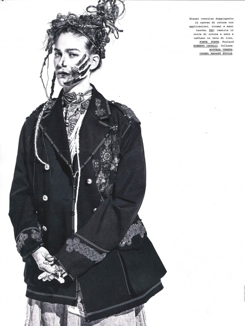 Marie Claire Likes Photo: Koto Bolofo Model : Tea Falco Styling : Laura Seganti Make up:Silvia dell'Orto Hair: Pier Giuseppe Moroni