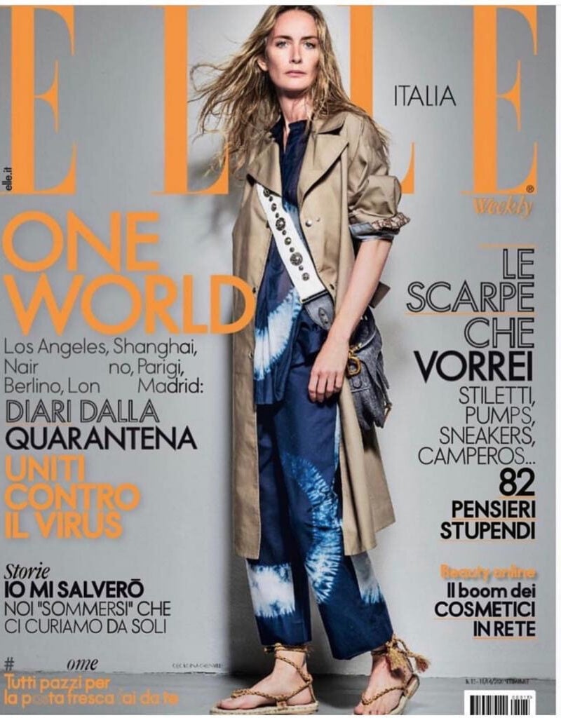 Elle Ph:Gilles Bensimon Model: Georgina Stylist: Laura Seganti Make up: Sergio Corvacho Hair: Pier Giuseppe Moroni
