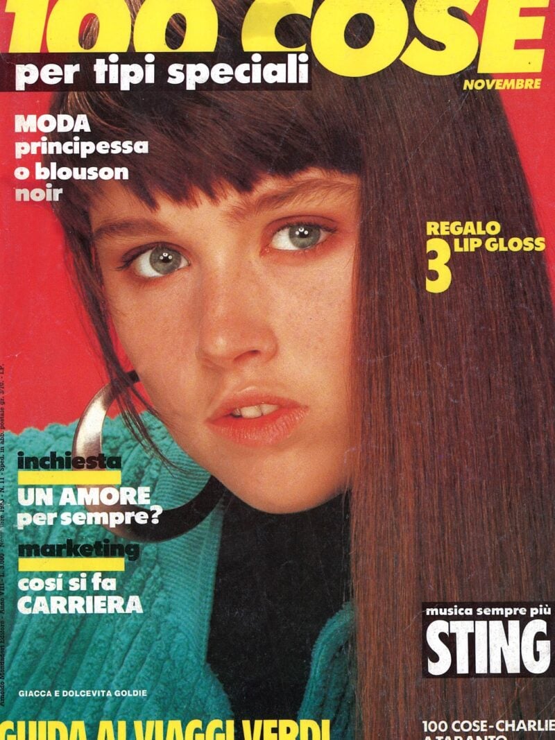 MY FIRST COVER Milano 1985 Hair: Pier Giuseppe Moroni