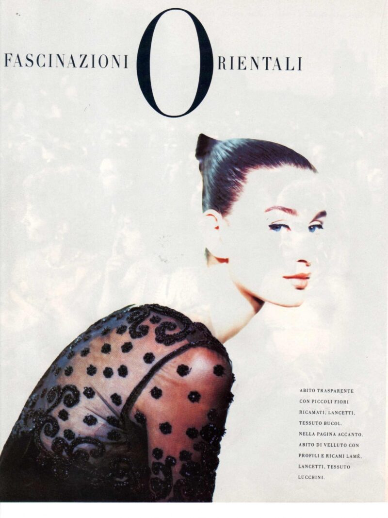 Magazine: Vogue Italia - Photographer: Satoshi - Model: Alì - Location: Roma - Hair: Pier Giuseppe Moroni