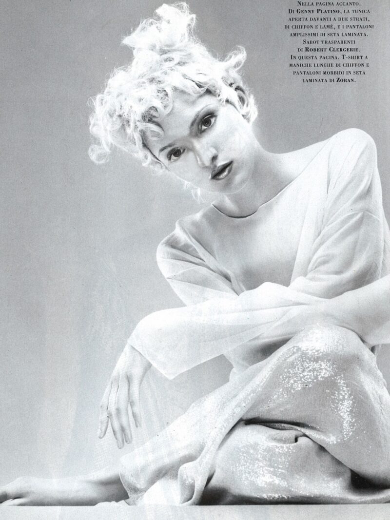 Magazine : Donna Ph: Di Battista Loc: Milano '94 Hair : Pier Giuseppe Moroni