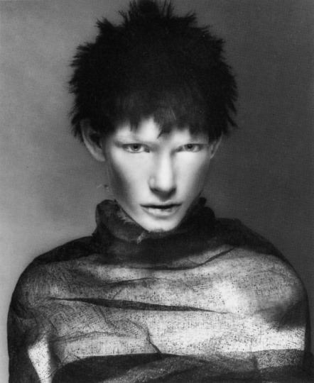 Magazine: Calendario Indola '94 - Photographer: Michelangelo Di Battista - Model: Kirsten Owen - Location: Milano - Hair: Pier Giuseppe Moroni