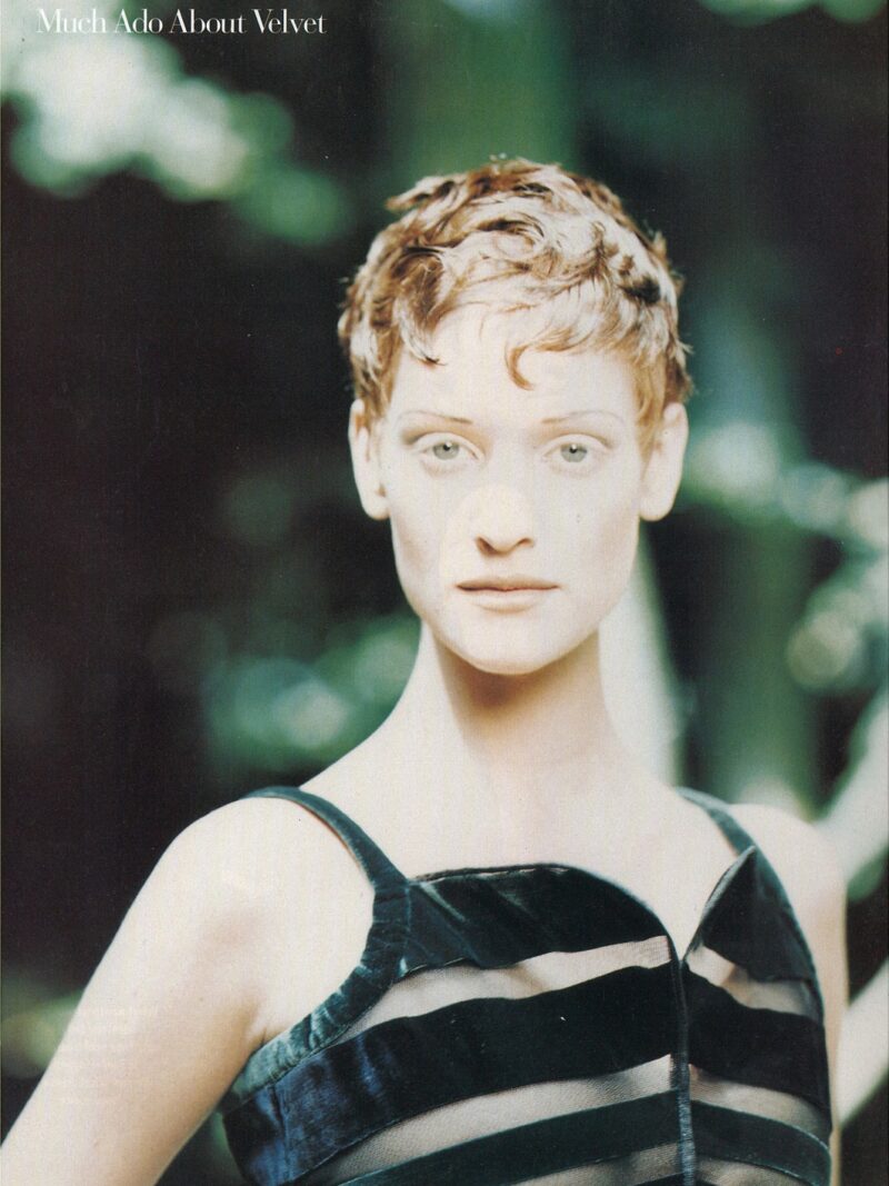 Magazine : German W Ph: Gastel Loc: Paris '94 Hair : Pier Giuseppe Moroni