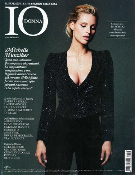 magazine : io donna ph: fontana model : michel hunzicher hair : p.g.moroni