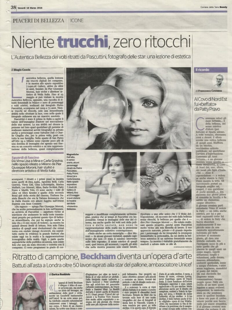 Hair stylist Milano - Pier Giuseppe Moroni
