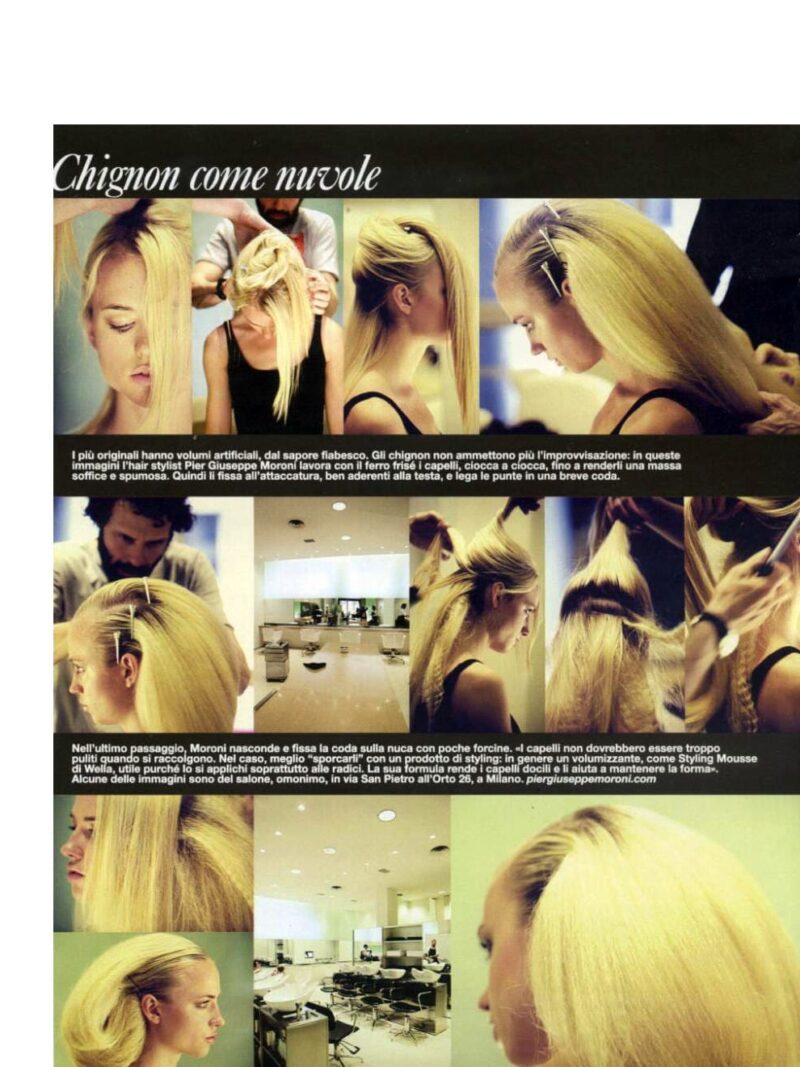 Hair stylist Milano - Pier Giuseppe Moroni