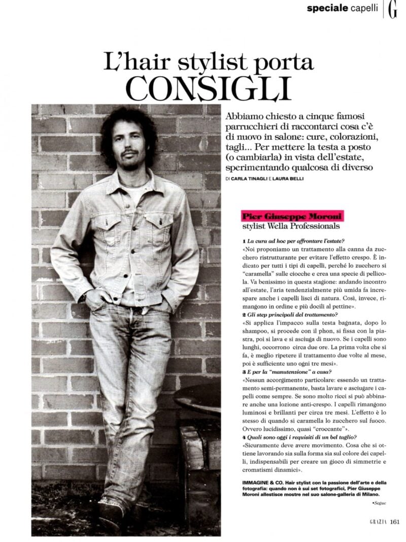 Hair stylist Milano - Pier Giuseppe Moroni