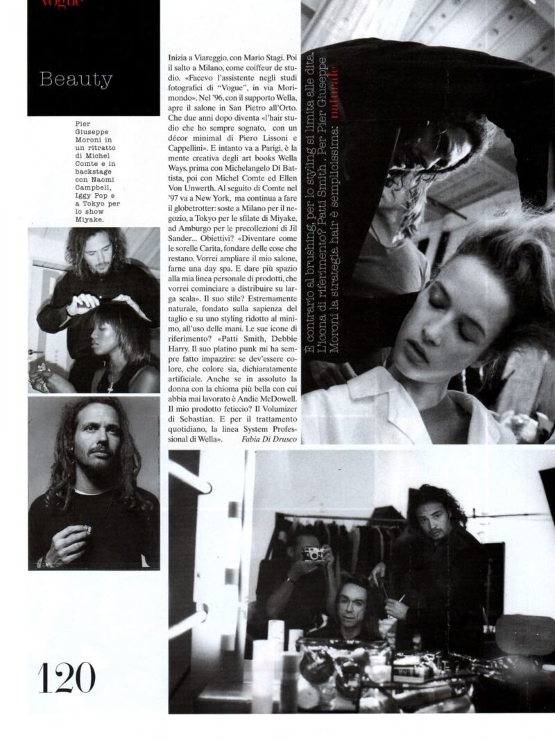 Hair stylist Milano - Pier Giuseppe Moroni
