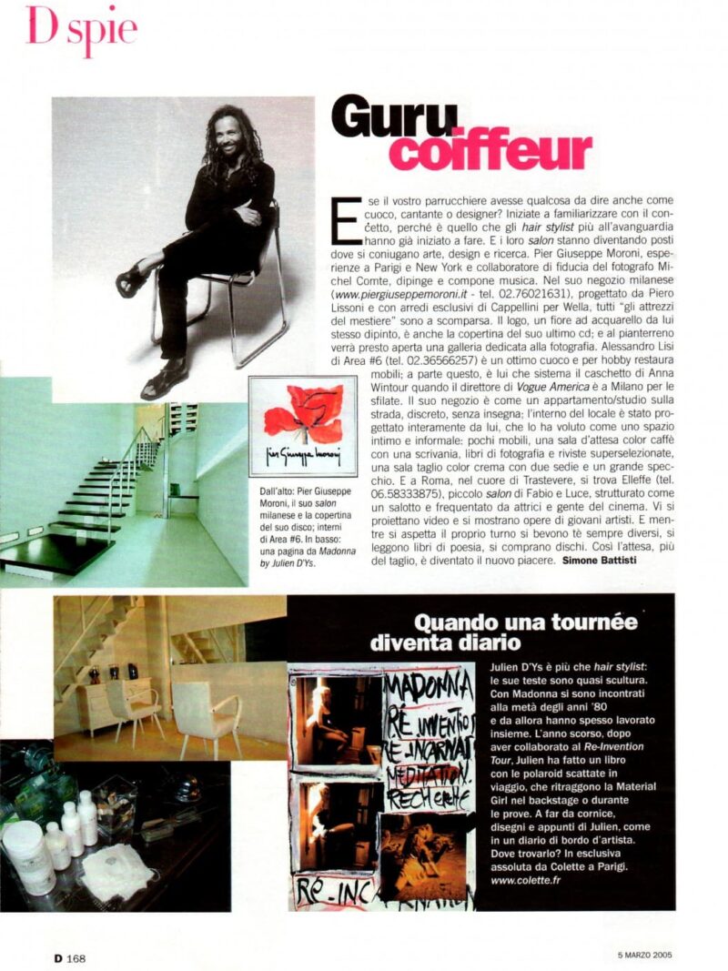 Hair stylist Milano - Pier Giuseppe Moroni
